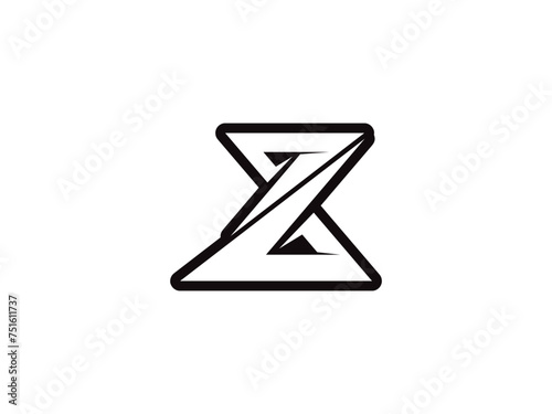 Letter Z digit 2 logo icon design template elements
