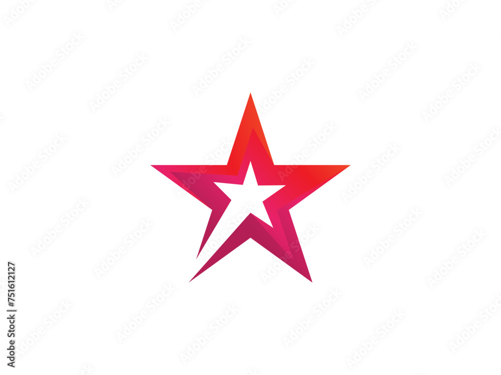 Abstract star logo icon design template elements Abstract star logo icon design template elements
