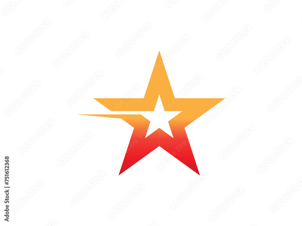 Abstract star logo icon design template elements Abstract star logo icon design template elements