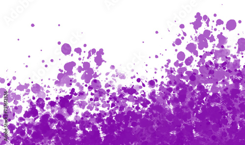 Purple paint splatter color