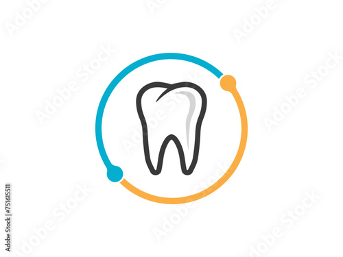Dental Logo Design.Creative Dentist Logo. Dental logo icon design template elements.