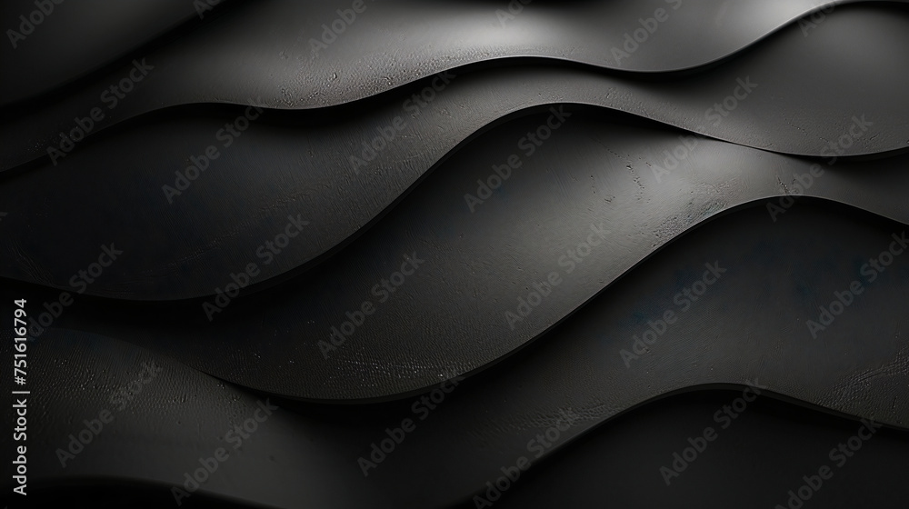 Simple abstract geometric black background. Generative AI Simple abstract geometric black background. Generative AI