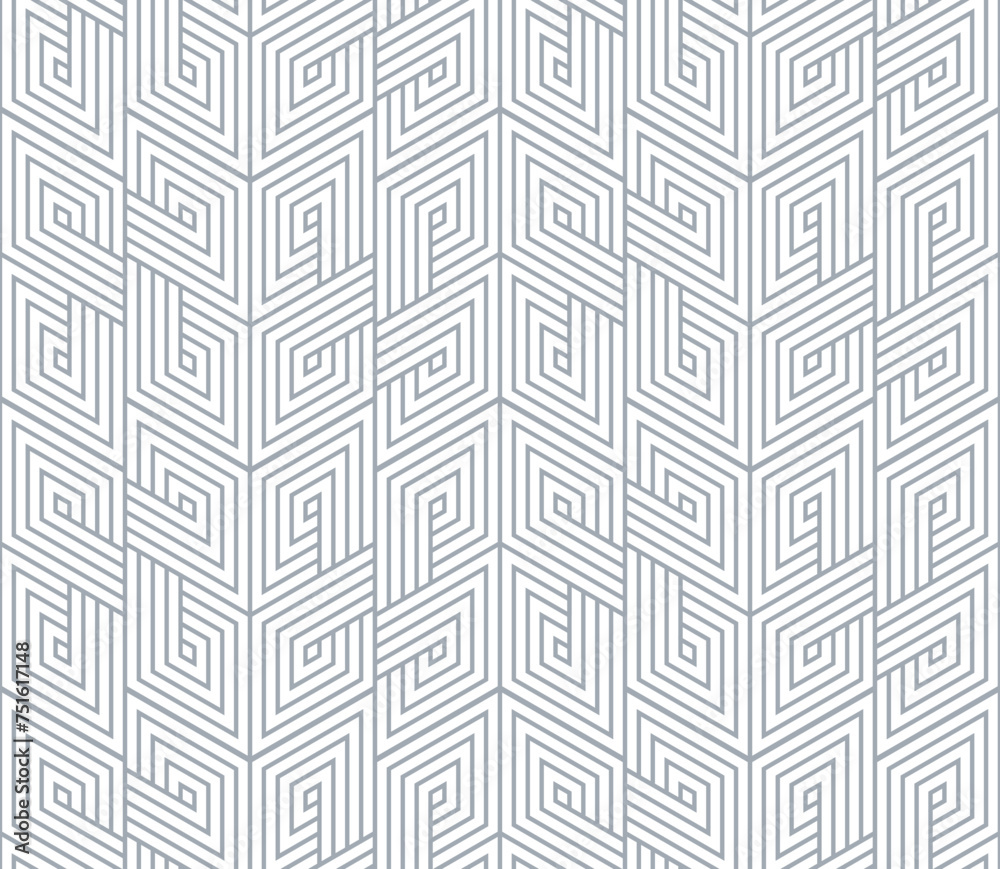 Abstract geometric pattern. A seamless vector background. White and gray ornament. Graphic modern pattern. Simple lattice graphic design. Abstract geometric pattern. A seamless vector background. White and gray ornament. Graphic modern pattern. Simple lattice graphic design.