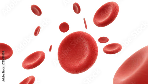 3D electron microscopic view of red blood cells