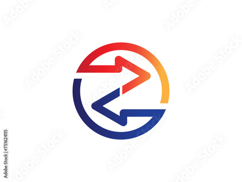 Abstract business logo icon design template with arrow. arrow logo design vector Free Download Abstract business logo icon design template with arrow. arrow logo design vector - GFXLoad