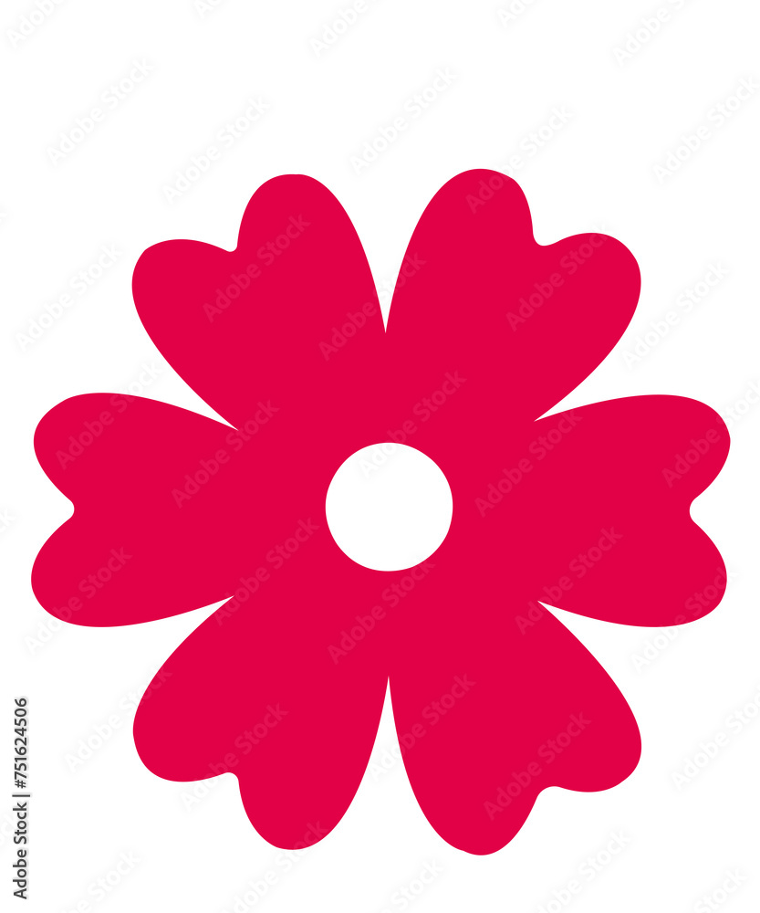 Flower clip art design on plain white transparent isolated background for card, shirt, hoodie, sweatshirt, apparel, tag, mug, icon, poster or badge Flower clip art design on plain white transparent isolated background for card, shirt, hoodie, sweatshirt, apparel, tag, mug, icon, poster or badge