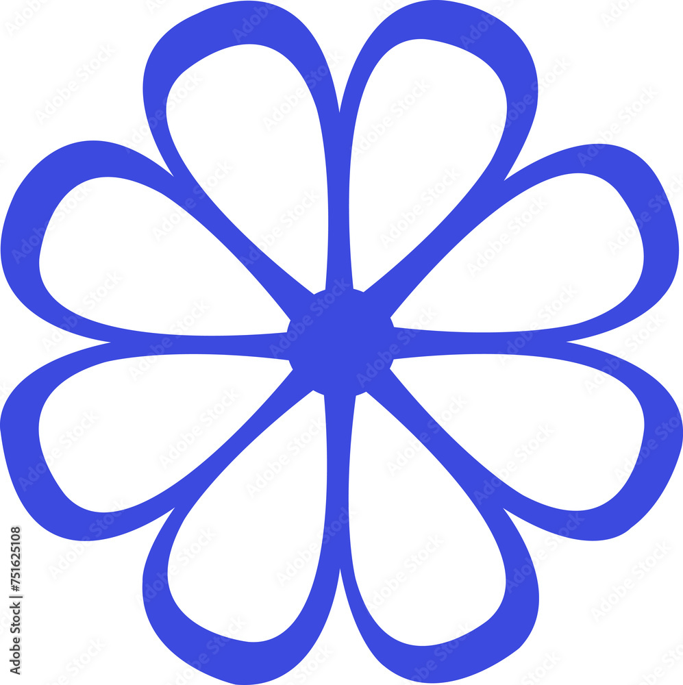 Flower clip art design on plain white transparent isolated background for card, shirt, hoodie, sweatshirt, apparel, tag, mug, icon, poster or badge Flower clip art design on plain white transparent isolated background for card, shirt, hoodie, sweatshirt, apparel, tag, mug, icon, poster or badge