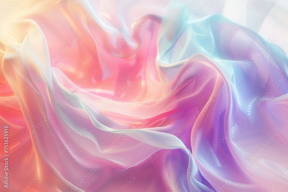 Abstract swirls of pastel and neon colors creating a dynamic holographic effect. Abstract swirls of pastel and neon colors creating a dynamic holographic effect.