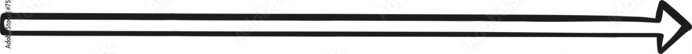 Straight long arrow. Vector element for design. Straight long arrow. Vector element for design.
