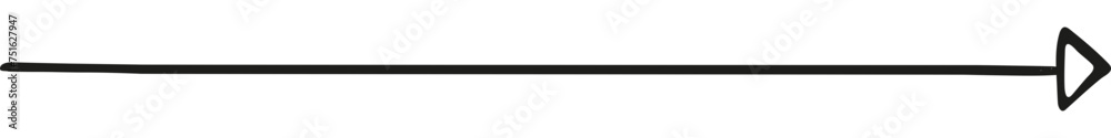 Straight long arrow. Vector element for design. Straight long arrow. Vector element for design.
