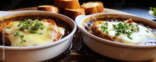 French onion soup photo