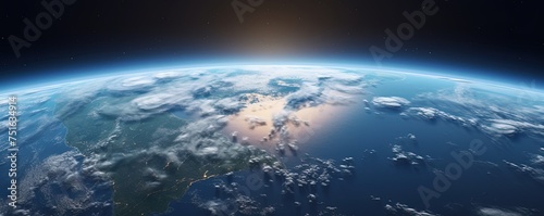 photo of earth from space