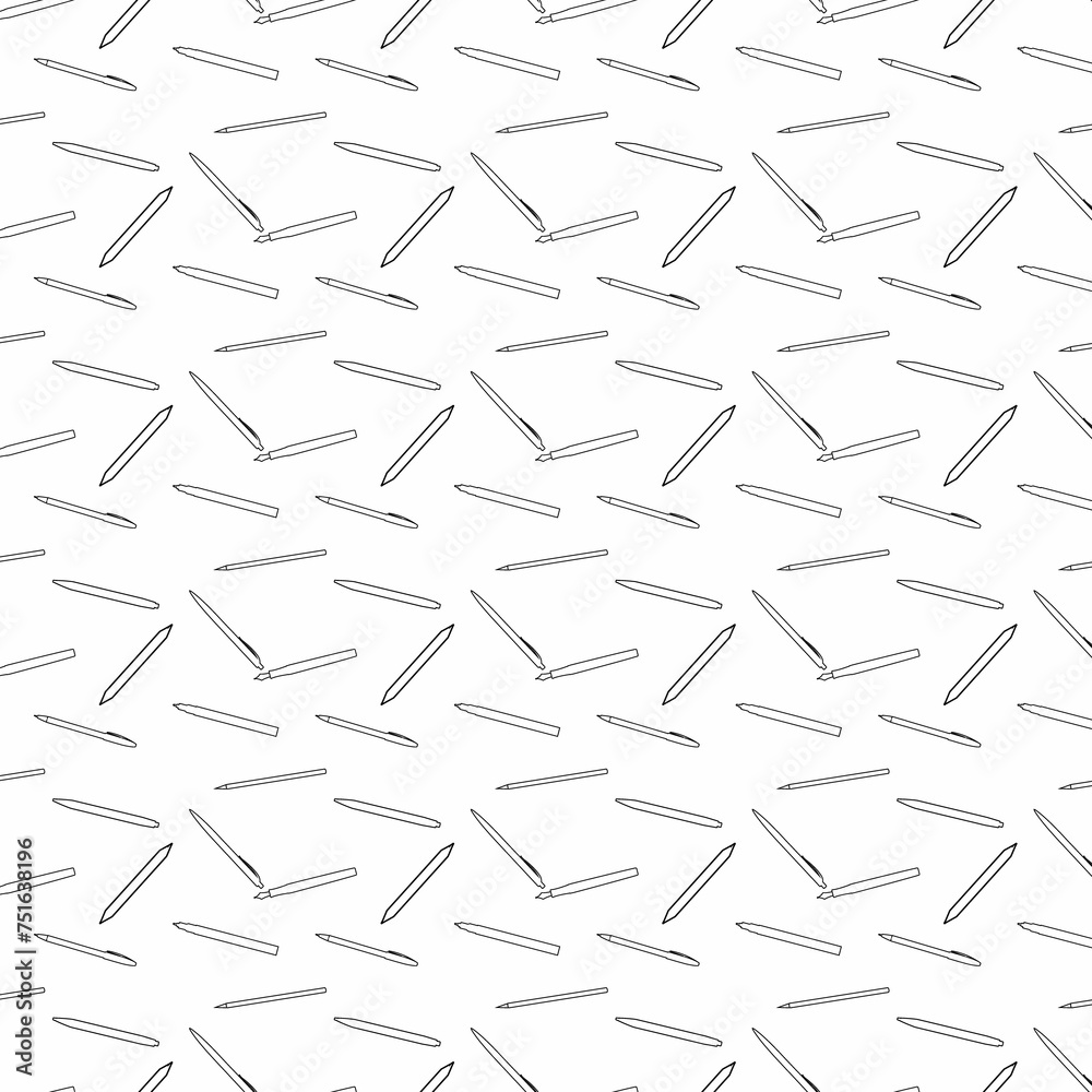 Background with pencil decoration banner. Background with pencil decoration banner.