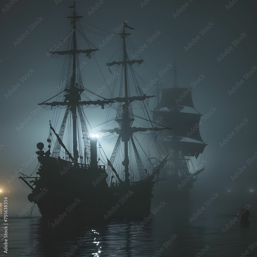 The Black Ghost whispers secrets of the sea to those who dare approach tales of lost ships and sunken cities heard only on foggy nights