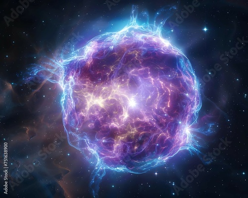 The ghost of a supernova haunting the cosmos with its beauty a reminder of the ephemeral nature of existence