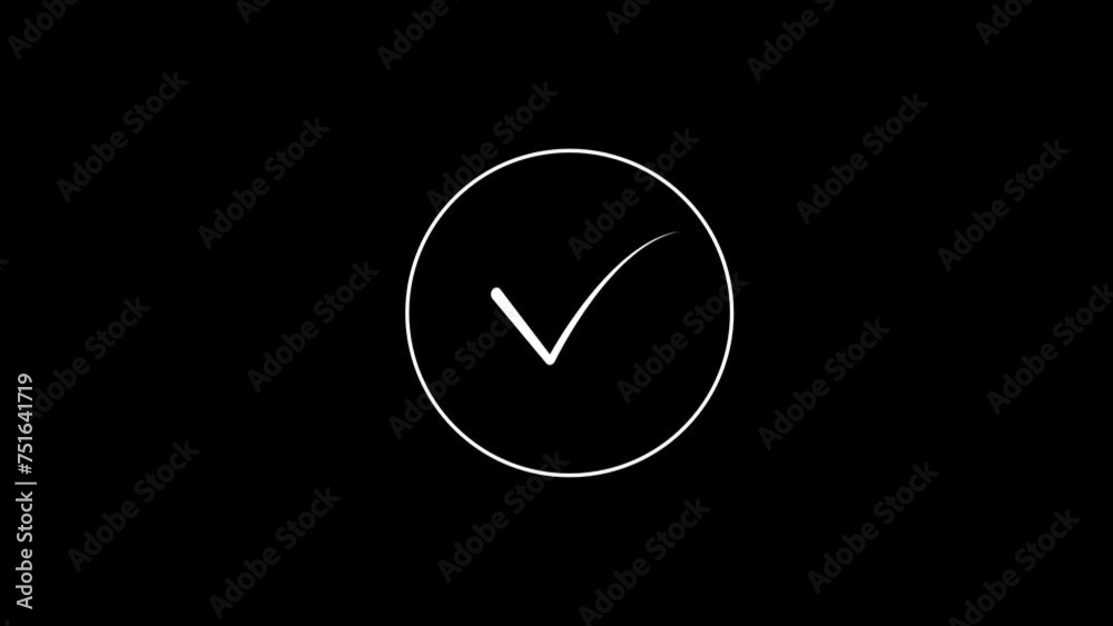 check mark icon animated video check mark icon animated video
