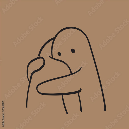 cute hand drawn drawing vector