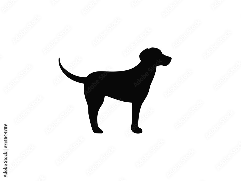 Dog logo and icon design vector. Dog logo design vector Dog logo and icon design vector. Dog logo design vector