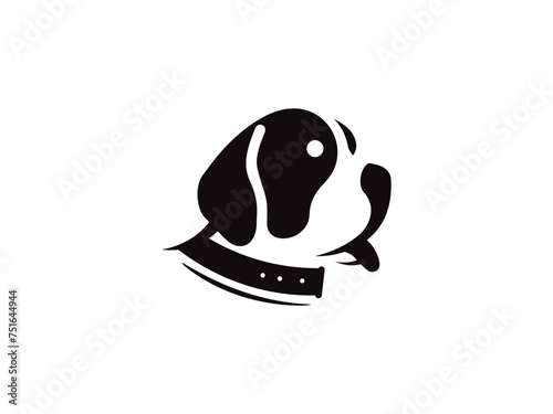 Dog logo and icon design vector. Dog logo design vector