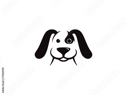 Dog logo and icon design vector. Dog logo design vector