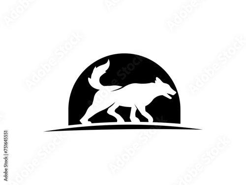 Dog logo and icon design vector. Dog logo design vector