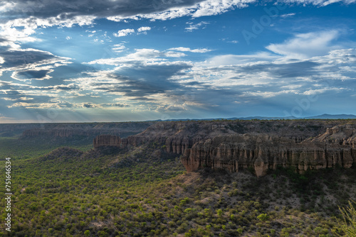 View of Ugab valley and terraces, Damaraland, Namibia