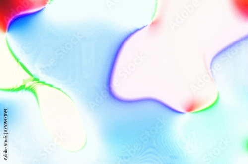 Abstract blurred grainy gradient background . Colorful digital grain soft noise effect pattern. Lo-fi multicolor vintage retro. VHS Glitch Texture	
