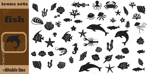 fish icons photo