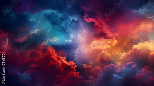Vivid Dreamscape of Surreal Clouds