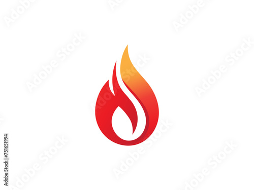 fire flame vector logo design. fire logo. flame logo design inspiration. fire flame logo icon design template element