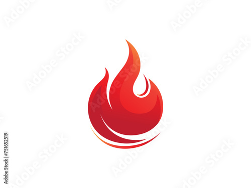 fire flame vector logo design. fire logo. flame logo design inspiration. fire flame logo icon design template element