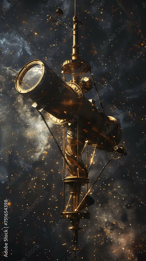 A scientist develops a telescope that can see into the past revealing