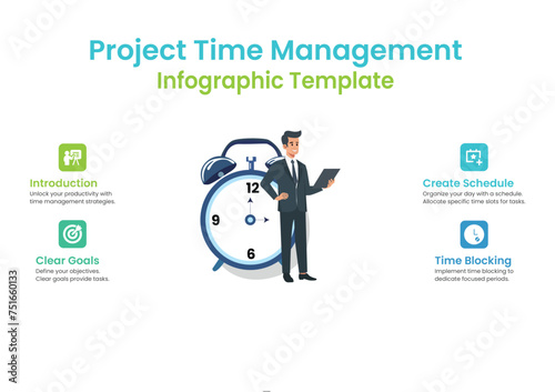 Project Time Management Infographic Template