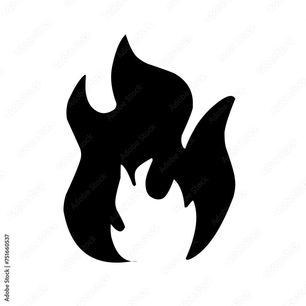 Fire Silhouette Fire Silhouette