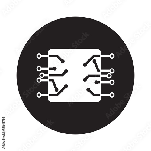 Chip processor icon