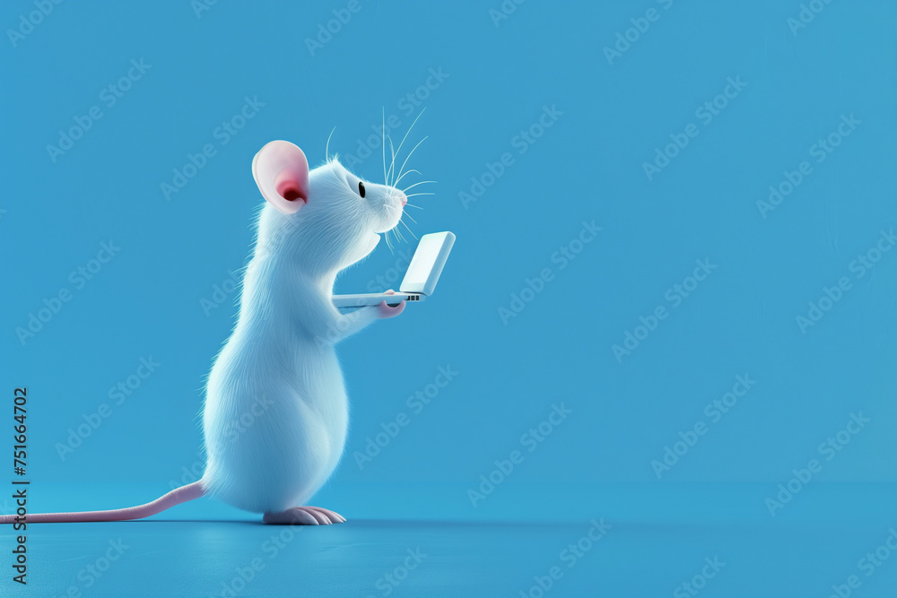 Mouse using smartphone technology concept. Mouse using smartphone technology concept.