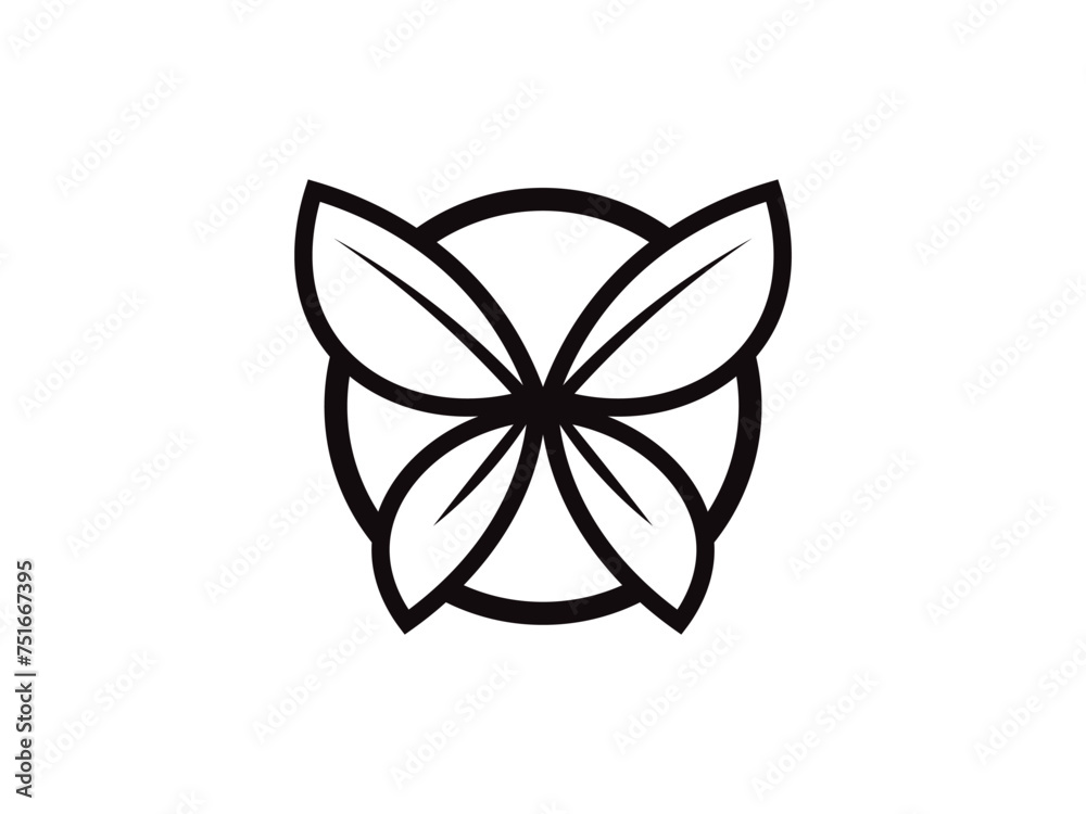 butterfly logo design vector inspiration. butterfly vector logo