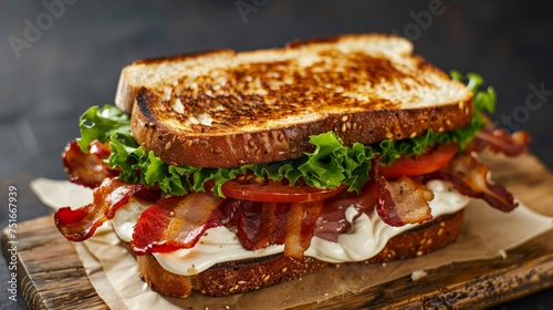 Deluxe Toasted BLT with Creamy Dressing
