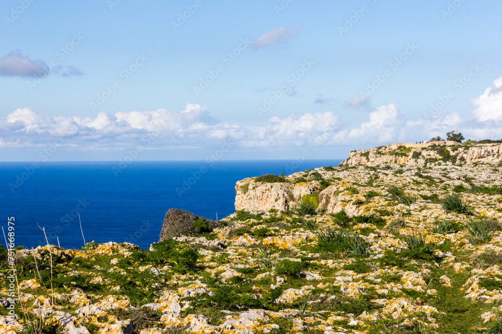 view of the coast of the Mediterranean Sea
