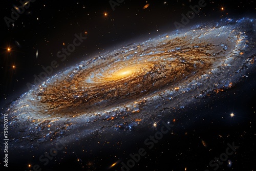 Spiral galaxy, illustration of Milky Way
