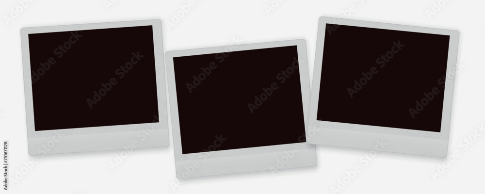 Photo frame collection with blank place Photo frame collection with blank place