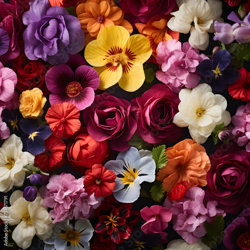 Blooming Array of Vibrant BB Flowers Captured in Brilliant Hi-Res Photography © Evan
