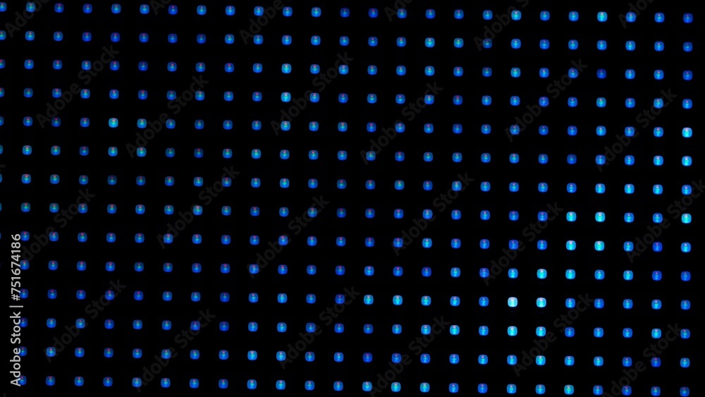 LED Screen Displaying an RGB Dot Pattern LED Screen Displaying an RGB Dot Pattern