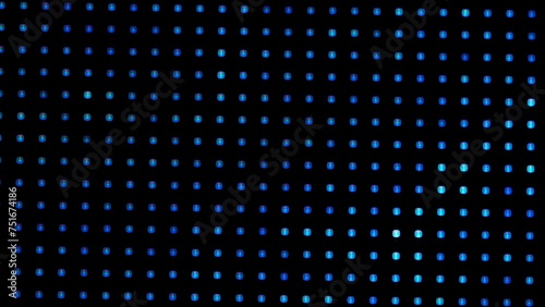 LED Screen Displaying an RGB Dot Pattern