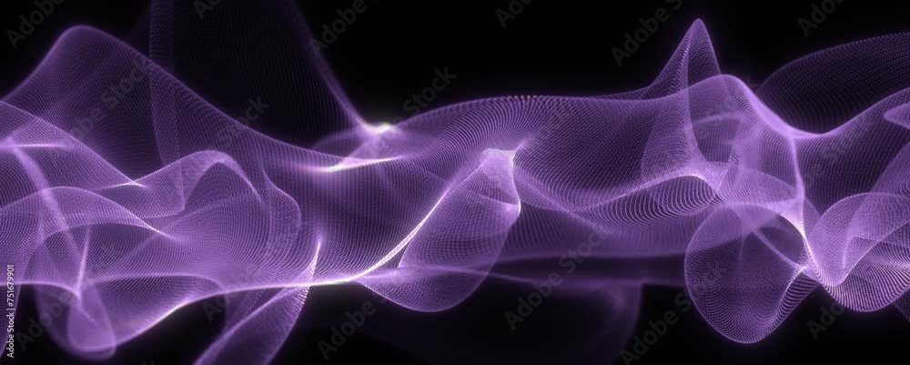 Abstract purple background waves animation Abstract purple background waves animation