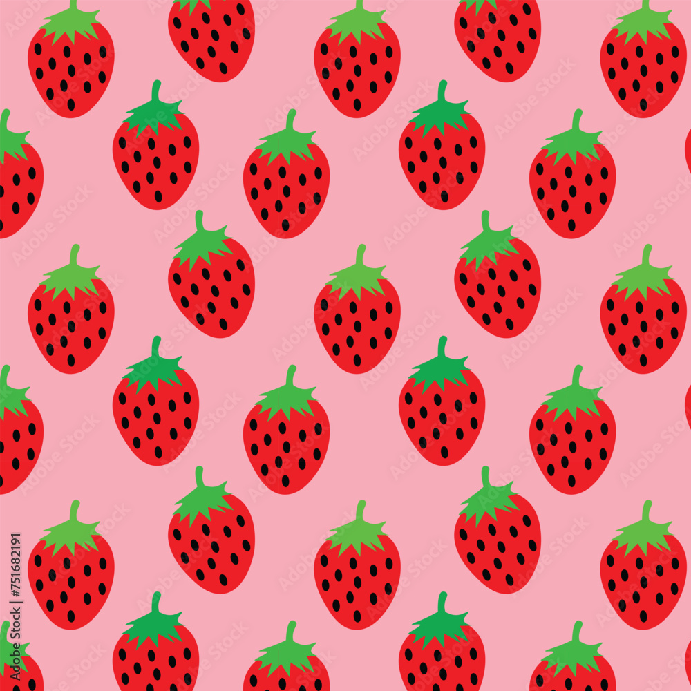 Strawberry seamless pattern Strawberry seamless pattern