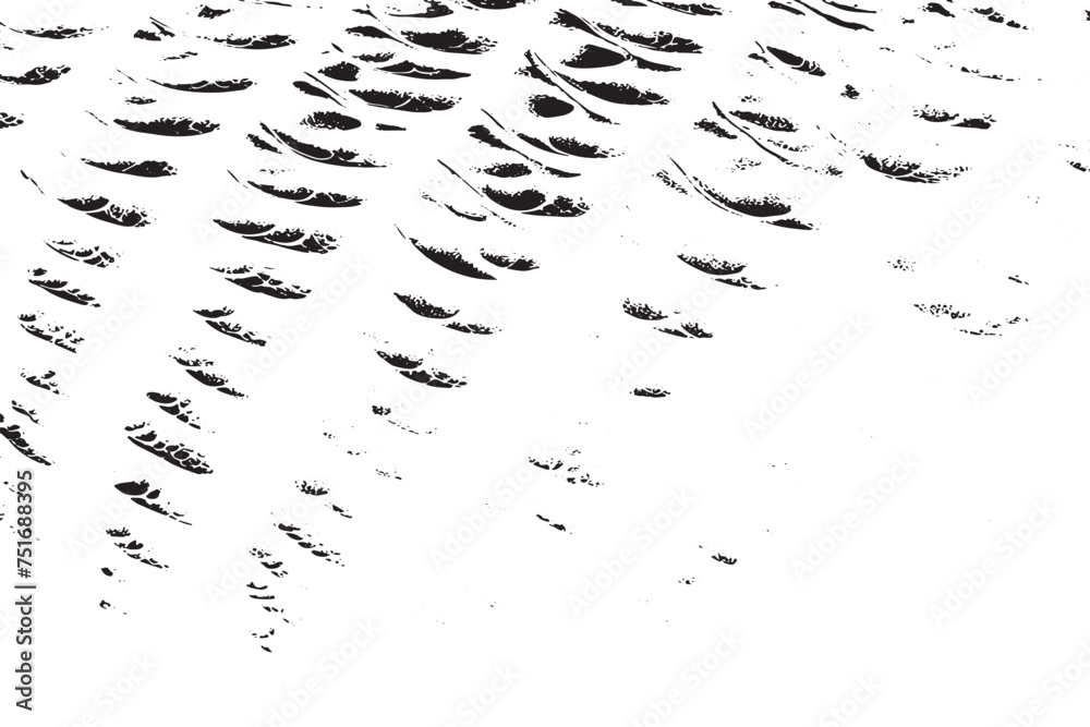 black and white overlay monochrome grunge texture, vector illustration background texture - obrazy, fototapety, plakaty 