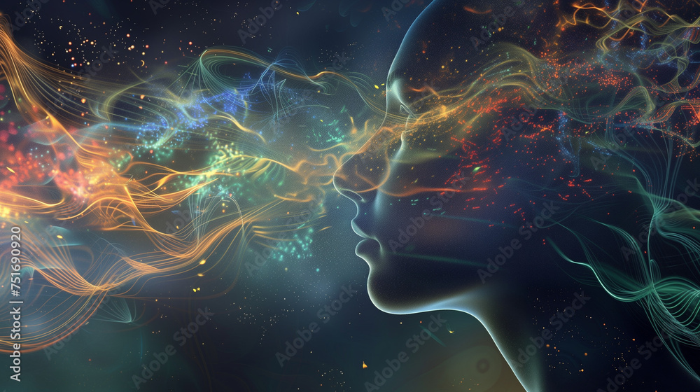 Obraz premium Mind's Celestial Voyage