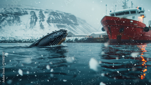 Whale in Norway #751695197