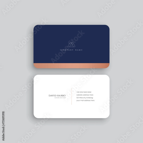 Creative Minimal and modern business card template